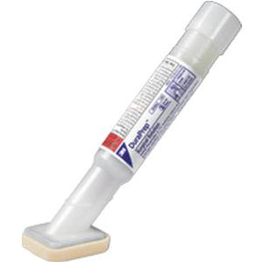 Medical wound care applicator with labeled tube and sponge tip for home medical use