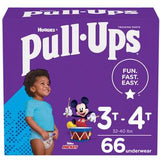 Huggies Pull-Ups training pants box for 3T-4T toddlers with Mickey Mouse design