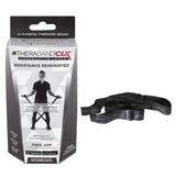 TheraBand CLX resistance band with box, black exercise loop for physical therapy and fitness