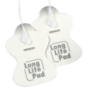 Omron Long Life Pads for electronic nerve stimulators, two adhesive electrode pads