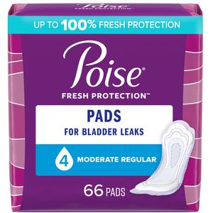 Poise Pad Moderate Absorbency 11"