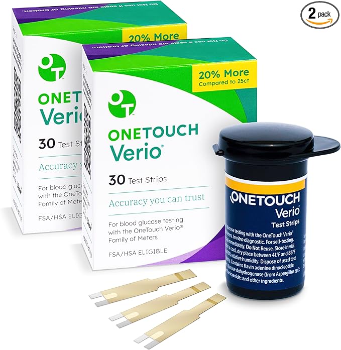 One Touch Verio Test Strips (60 Count)