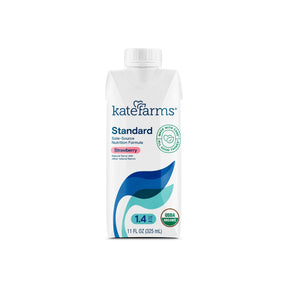 Kate Farms Standard Strawberry organic sole-source nutrition formula 11 fl oz carton