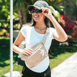 Zomee Crossbody Bag, Dusty Pink