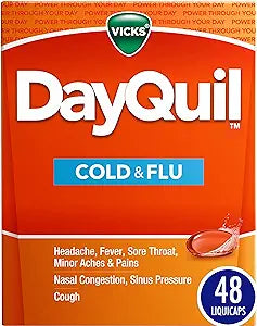 Vicks Dayquil Cold And Flu Liquicaps, 48 Ct