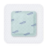 Zetuvit Plus silicone border sterile wound dressing for medical use on a white background