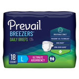 Prevail Breezers Brief, Ultimate Absorbency, Size Large