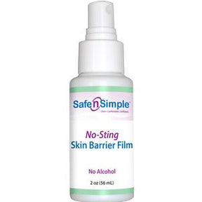 Safe n Simple No-Sting Skin Barrier Film spray bottle, 2 oz, medical skin care