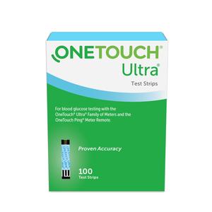 Onetouch Ultra Blue Blood Glucose Test Strip (100 Count)