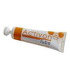 Activon Tube medical honey wound care ointment in a white and orange tube on white background