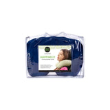 Happineck orthopedic support pillow in clear packaging with product label and neck pillow image