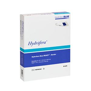 Hydrofera Blue Ready Border Antibacterial Foam Dressing With Silicone Border, 6" X 8"