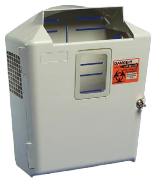 Sharps Container Cabinet / Wall Enclosure SharpSafety™ In-Room™ ABS plastic Wall Mount Locking