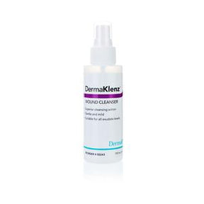 DermaKlenz wound cleanser spray bottle for gentle wound cleaning, medical supply