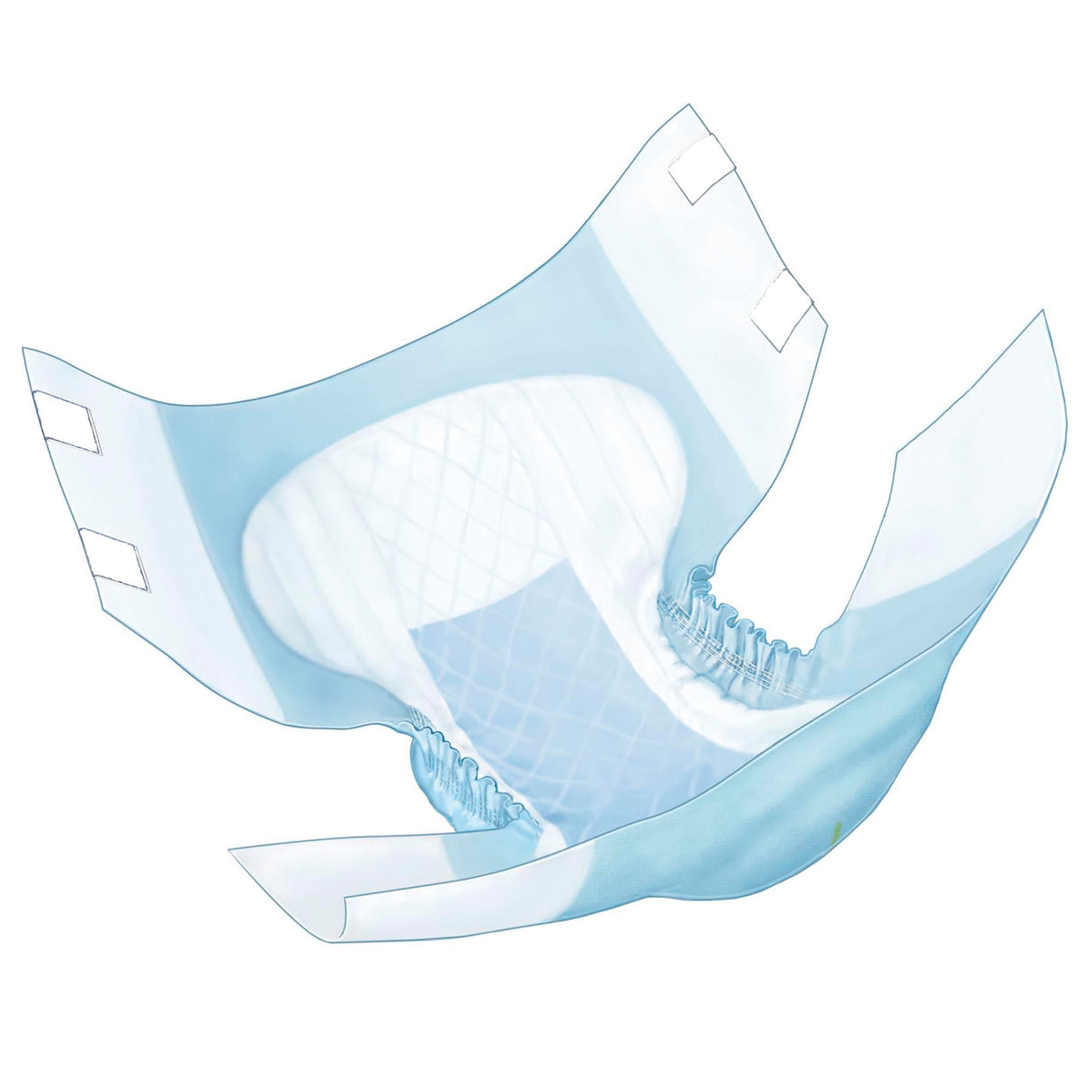 Wings Overnight Quilted Brief With Breatheeasy Technology, Large, 45" - 58"