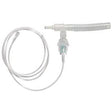 Disposable nebulizer kit with tubing and mouthpiece for respiratory therapy
