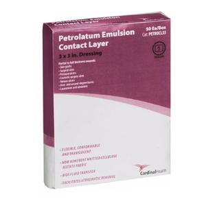 Cardinal Health Petrolatum Emulsion Contact Layer 3" X 3"