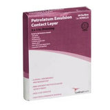 Petrolatum emulsion contact layer wound dressing box for medical use, 3x3 inches