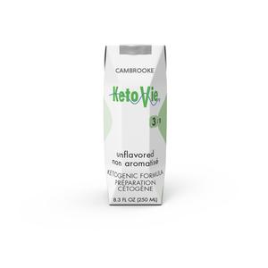 KetoVie 3:1 unflavored ketogenic formula carton, 250ml, for medical nutrition