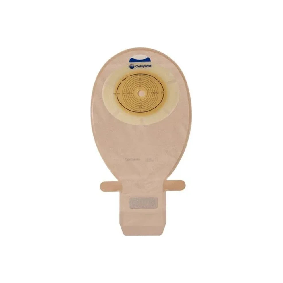 Colostomy bag with adhesive barrier and filter, medical ostomy pouch for stoma care