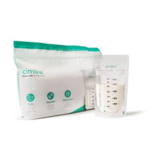 Cimilre breast milk storage bags with measurement markings, medical supply product