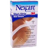 Nexcare Steri-Strip skin closure adhesive surgical tape strips box, wound care product