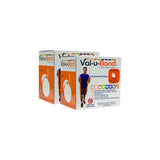 Three boxes of Val-u-Band latex-free exercise bands, orange, for physical therapy and rehabilitation
