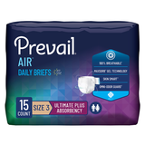 Prevail Air Bariatric A Incontinence Brief, Ultimate Absorbency, Size 3/XL