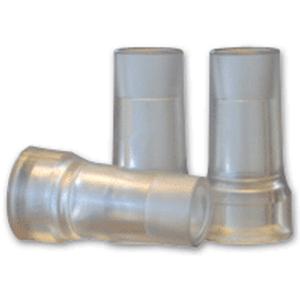 Clear plastic medical tubing connectors for home medical supplies