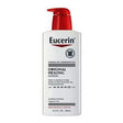 Eucerin Original Healing Lotion bottle for dry, sensitive skin with red pump dispenser