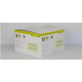 V-Go 30 medical device box for chronic condition management, white background