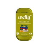Welly Quick Fix Kit green tin for first aid with assorted bandages and wipes