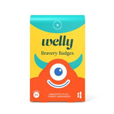 Welly Bravery Badges assorted flex fabric bandages box with playful monster design