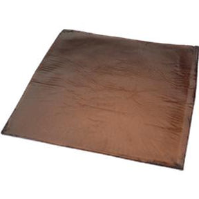 Brown waterproof absorbent bed pad for incontinence care on a white background