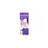 Children's Dimetapp Multi-Symptom Cold & Flu medicine box, grape flavor, for ages 6 and up