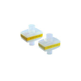 Pair of medical HEPA light bacterial viral filters for respiratory equipment