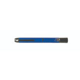 Blue insulin pen injector for diabetes and chronic condition medication delivery