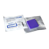 Hydrofera Blue antibacterial foam wound dressing in sterile packaging