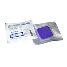 Hydrofera Blue antibacterial foam wound dressing in sterile packaging