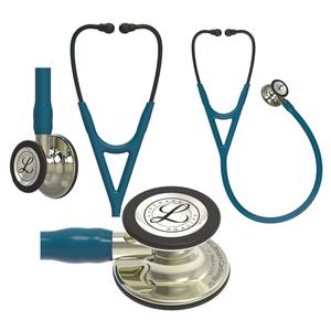 Littmann Cardiology Iv Stethoscope, 27", Caribbean Blue, Champagne