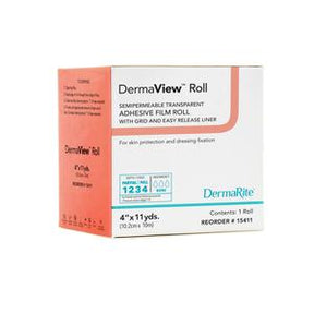 DermaView Roll semipermeable transparent adhesive film roll box for skin protection