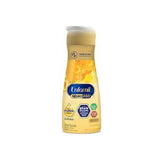 Enfamil NeuroPro infant formula ready-to-use bottle with yellow and blue label on white background