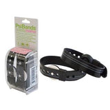 Black acupressure wristbands for nausea relief, with retail packaging shown.