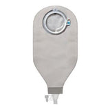 Drainable ostomy bag with circular opening and closure, medical supply product