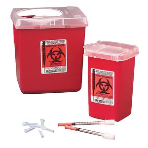 Sharpsafety Autodrop Phlebotomy Container 1 Quart
