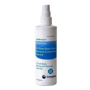 No-rinse body wash and incontinence cleanser spray bottle for personal hygiene care