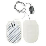 Electrode pads with attached wire, essential medical device for chronic condition care