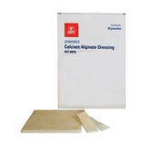 Calcium alginate dressing box with wound care pads for medical use