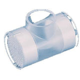 Transparent medical breathing filter for respiratory and ventilator devices