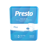 Presto Breathable Brief, Value Plus Absorbency, X-large, 58"-64"